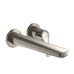 TOTO GS 1.2 GPM Wall-Mount Single-Handle Bathroom Faucet with COMFORT GLIDE Technology, Polished Nickel, Brass, TLG03308U#PN