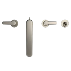 TOTO GS Four-hole Deck-Mount Roman Tub Filler Trim with Handshower, Polished Nickel, Brass, TBG03202U#PN