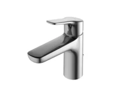 TOTO GS Series 1.2 GPM Single Handle Bathroom Sink Faucet with COMFORT GLIDE Technology and Drain Assembly, Polished Chrome, Brass, TLG03301U#CP