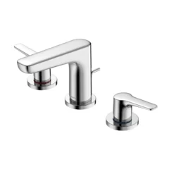 TOTO GS Series 1.2 GPM Two Handle Widespread Bathroom Sink Faucet with Drain Assembly, Polished Chrome, Brass, TLG03201U#CP