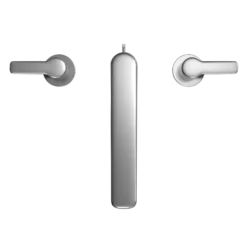 TOTO GS Two-Handle Deck-Mount Roman Tub Filler Trim, Polished Chrome, Brass, TBG03201U#CP