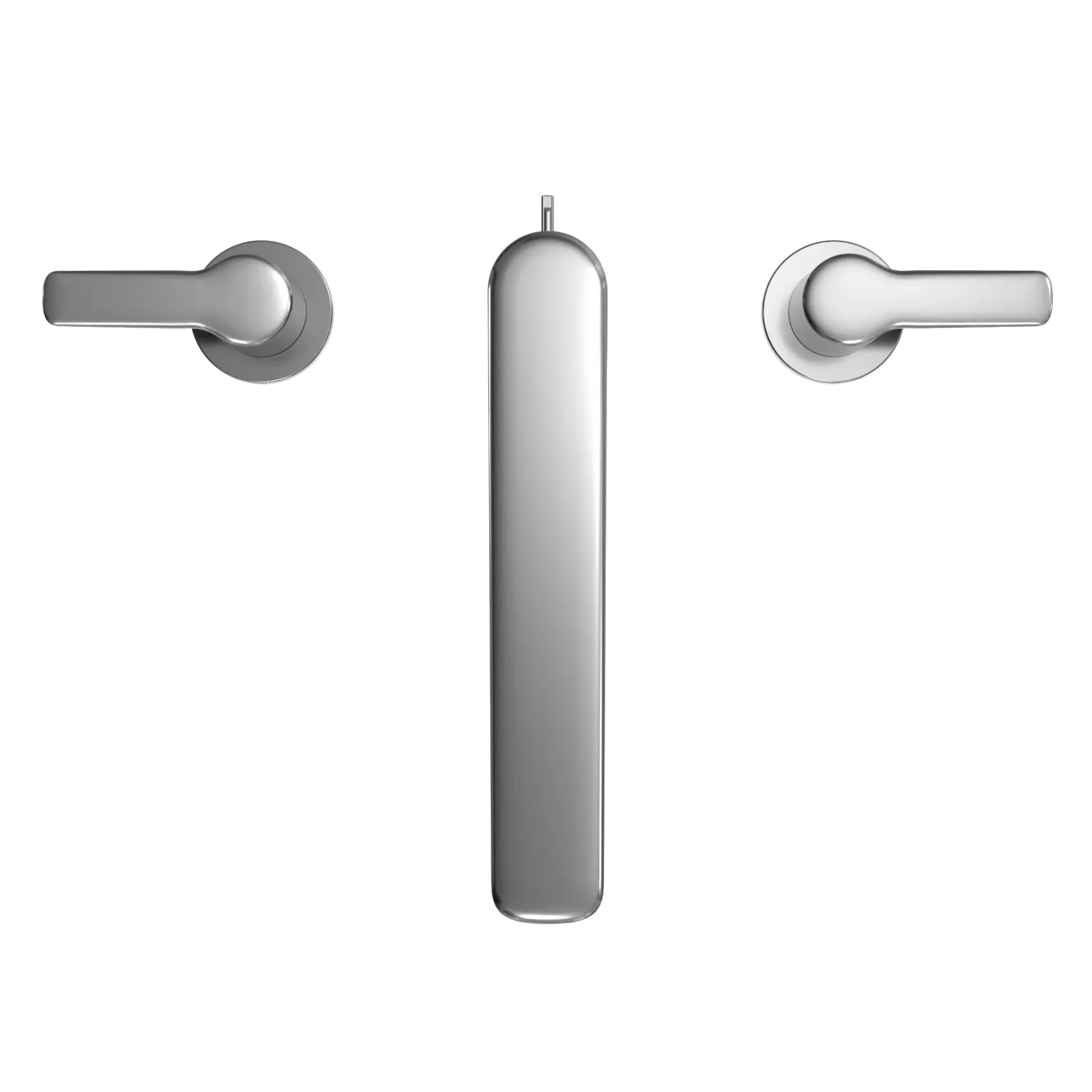 TOTO GS Two-Handle Deck-Mount Roman Tub Filler Trim, Polished Chrome, Brass, TBG03201U#CP