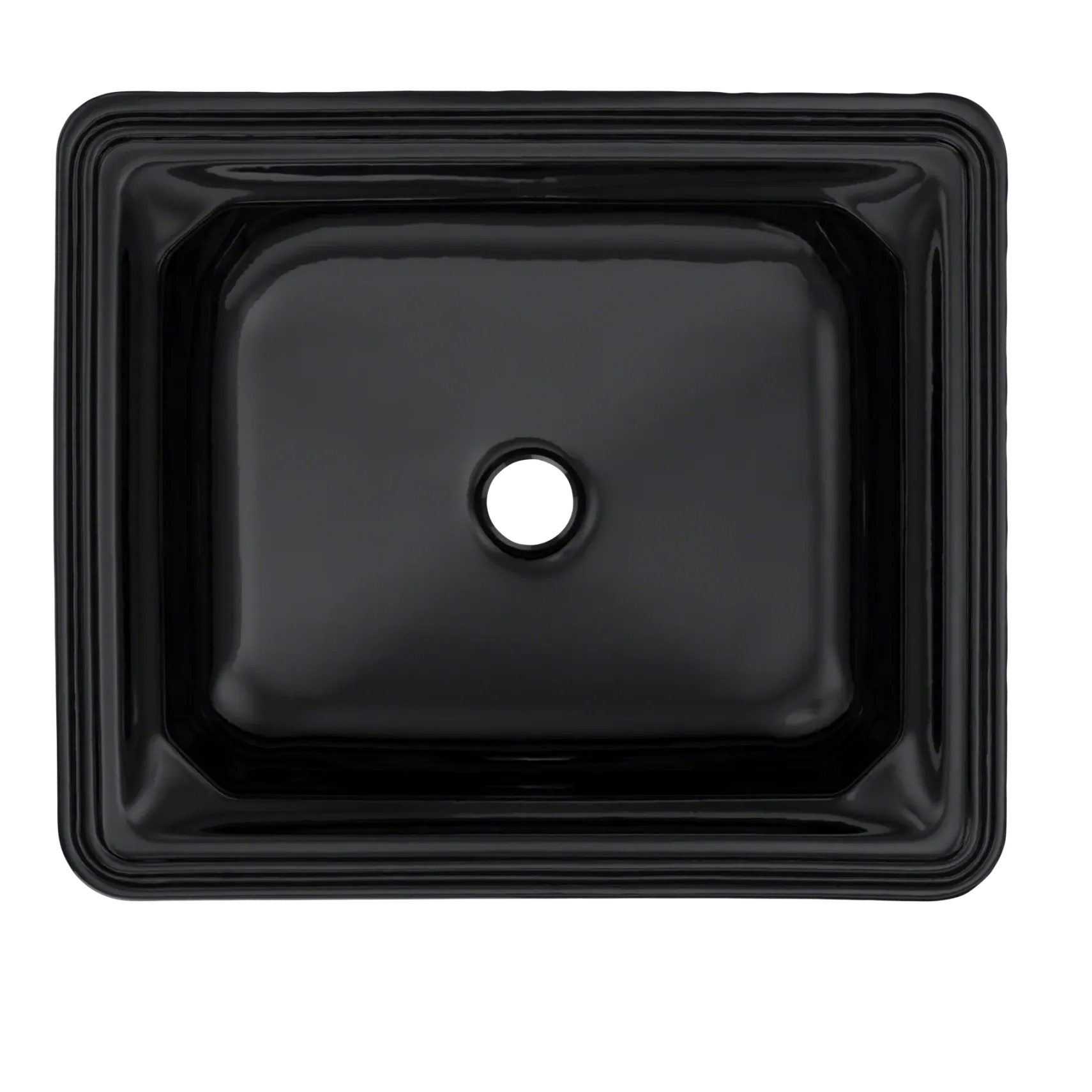 TOTO Guinevere Rectangular Undermount Bathroom Sink, Ebony, Vitreous China, LT973#51