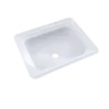 TOTO Guinevere Rectangular Undermount Bathroom Sink with CEFIONTECT, Cotton White, Vitreous China, LT973G#01