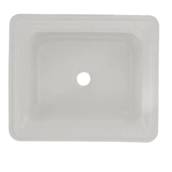 TOTO Guinevere Rectangular Undermount Bathroom Sink with CEFIONTECT, Colonial White, Vitreous China, LT973G#11