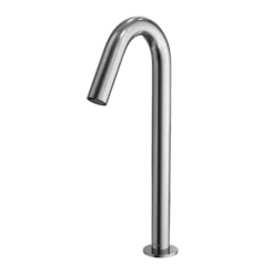 TOTO Helix Vessel ECOPOWER 0.5 GPM Touchless Bathroom Faucet with Mixing Valve, 20 Second Continuous Flow, Polished Chrome, Brass, T26T53EM#CP