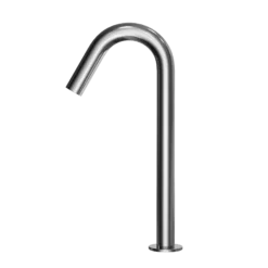 TOTO Helix Vessel ECOPOWER 0.5 GPM Touchless Bathroom Faucet with Mixing Valve, 20 Second Continuous Flow, Polished Chrome, Brass, T26T53EM#CP