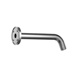 TOTO Helix Wall-Mount ECOPOWER or AC 0.35 GPM Touchless Bathroom Faucet Spout, 20 Second On-Demand Flow, Polished Chrome, Brass, TLE26005U2#CP
