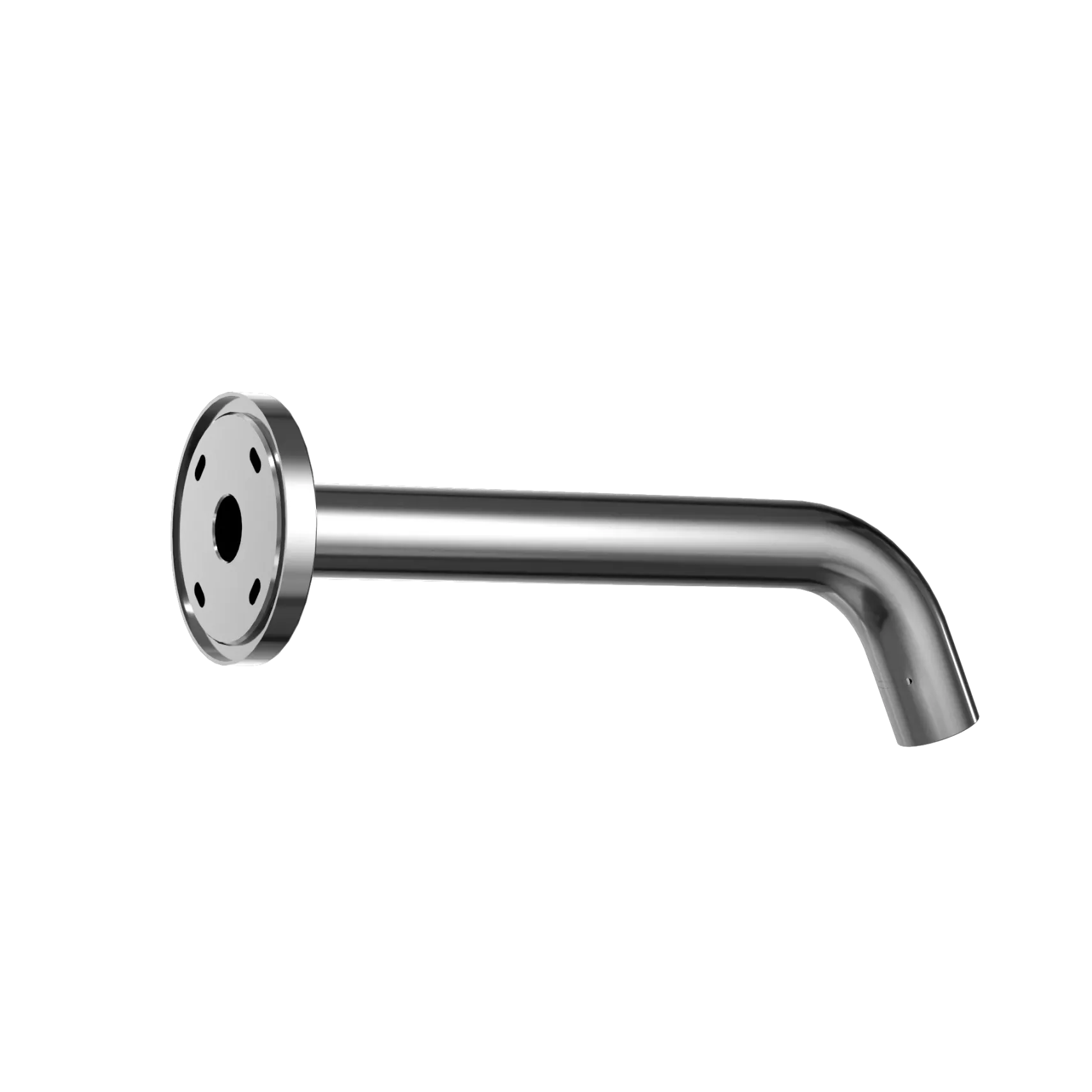 TOTO Helix Wall-Mount ECOPOWER or AC 0.35 GPM Touchless Bathroom Faucet Spout, 20 Second On-Demand Flow, Polished Chrome, Brass, TLE26005U2#CP