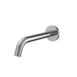 TOTO Helix Wall-Mount ECOPOWER 0.5 GPM Touchless Bathroom Faucet with Thermostatic Mixing Valve, 20 Second Continuous Flow, Polished Chrome, Brass, T26L53ET#CP