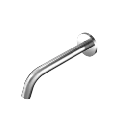 TOTO Helix Wall-Mount ECOPOWER 0.5 GPM Touchless Bathroom Faucet with Thermostatic Mixing Valve, 20 Second Continuous Flow, Polished Chrome, Brass, T26L53ET#CP
