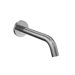 TOTO Helix Wall-Mount ECOPOWER 0.5 GPM Touchless Bathroom Faucet, 10 Second On-Demand Flow, Polished Chrome, Brass, T26L51E#CP