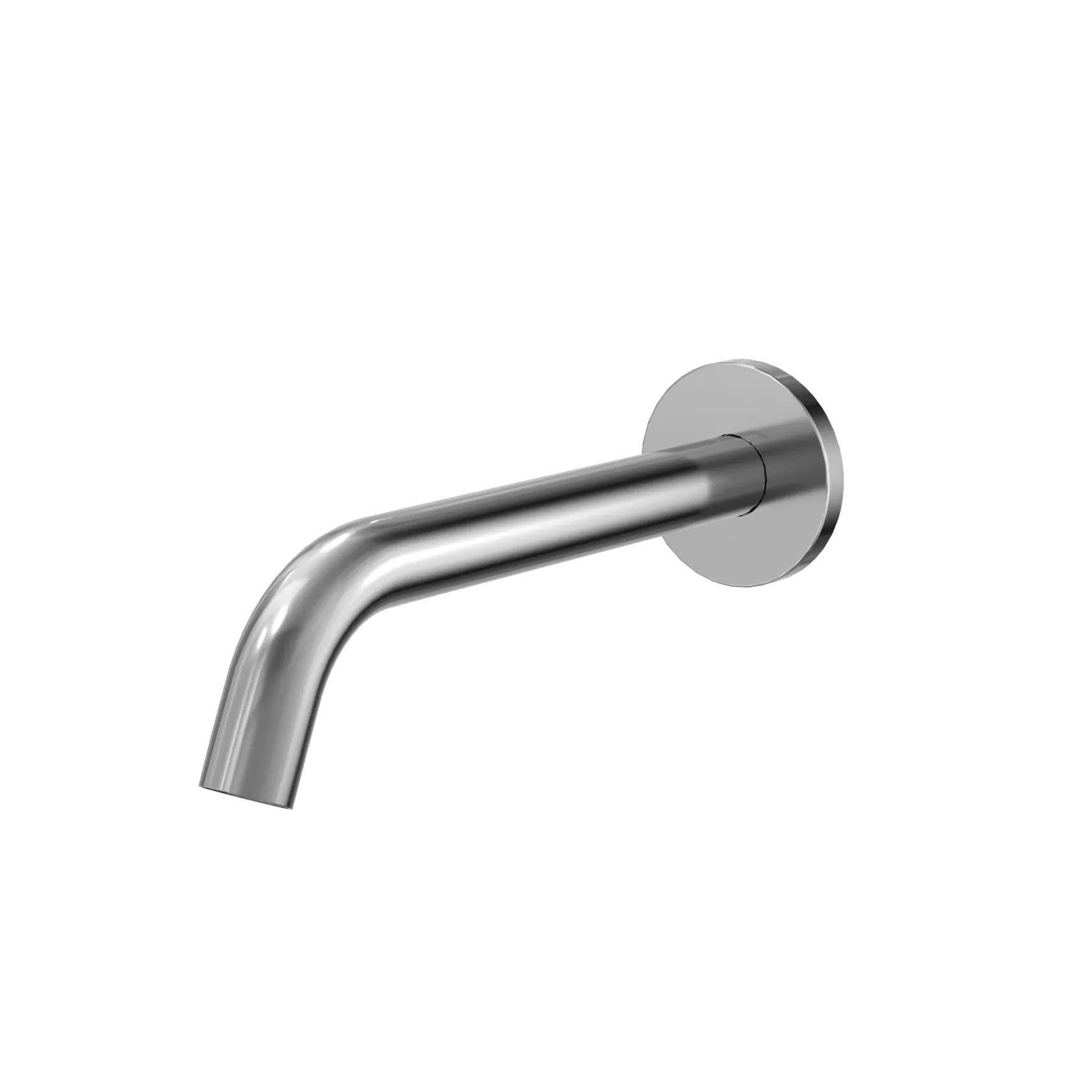 TOTO Helix Wall-Mount ECOPOWER or AC 0.5 GPM Touchless Bathroom Faucet Spout, 10 Second On-Demand Flow, Polished Chrome, Brass, TLE26010U1#CP