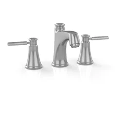 TOTO Keane Two Handle Deck-Mount Roman Tub Filler Trim, Polished Chrome, Brass, TB211DD#CP