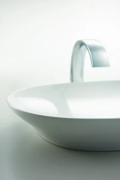 TOTO Kiwami Oval 16 Inch Vessel Bathroom Sink with CEFIONTECT, Cotton White, Ceramic, LT473G#01