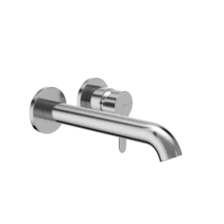 TOTO LB Series 1.2 GPM Wall-Mount Single-Handle Bathroom Sink Faucet, Polished Chrome, Brass, TLS01310U#CP
