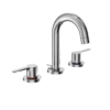 TOTO LB Series Two Handle Widespread 1.2 GPM Bathroom Sink Faucet with Drain Assembly, Polished Chrome, Brass, TLS01201U#CP