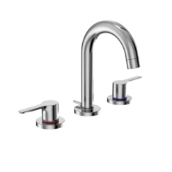 TOTO LB Series Two Handle Widespread 1.2 GPM Bathroom Sink Faucet with Drain Assembly, Polished Chrome, Brass, TLS01201U#CP