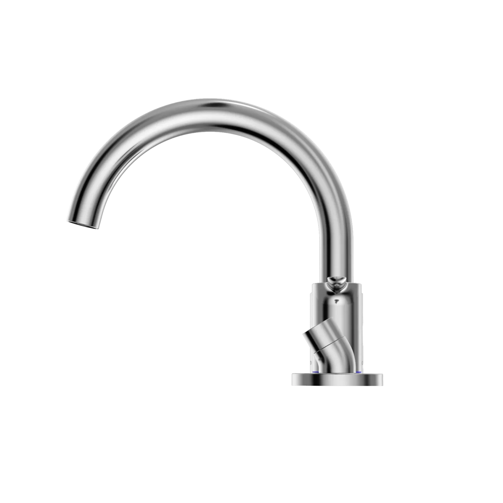TOTO LB Two-Handle Deck-Mount Roman Tub Filler Trim with Handshower, Polished Chrome, Brass, TBS01202U#CP