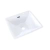 TOTO Legato Rectangular Undermount Bathroom Sink with CEFIONTECT, Cotton White, Vitreous China, LT624G#01