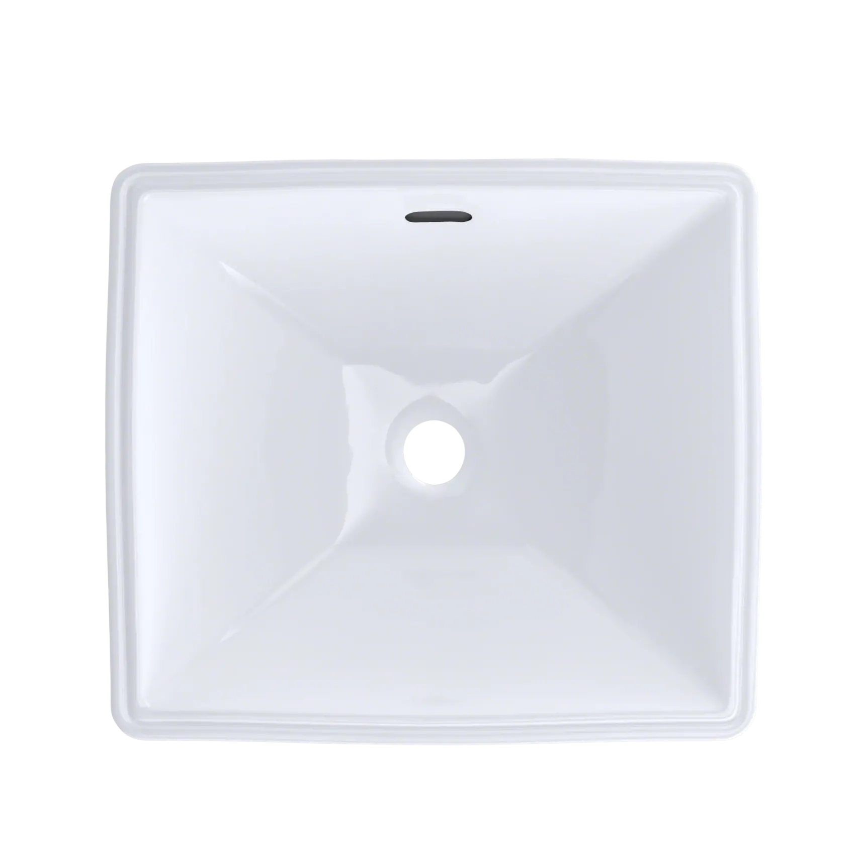 TOTO Legato Rectangular Undermount Bathroom Sink with CEFIONTECT, Cotton White, Vitreous China, LT624G#01
