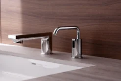 TOTO Libella ECOPOWER 0.35 GPM Electronic Touchless Sensor Bathroom Faucet with Mixing Valve, Polished Chrome -Brass, TEL1A3-D20EM#CP