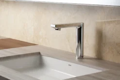 TOTO Libella M ECOPOWER 0.35 GPM Electronic Touchless Sensor Bathroom Faucet, Polished Chrome, Brass, TEL1B3-D20E#CP