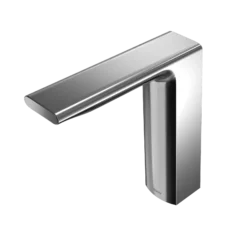 TOTO Libella Semi-Vessel AC Powered 0.5 GPM Touchless Bathroom Faucet with Thermostatic Mixing Valve, 10 Second On-Demand Flow, Polished Chrome, Brass, T23M51AT#CP