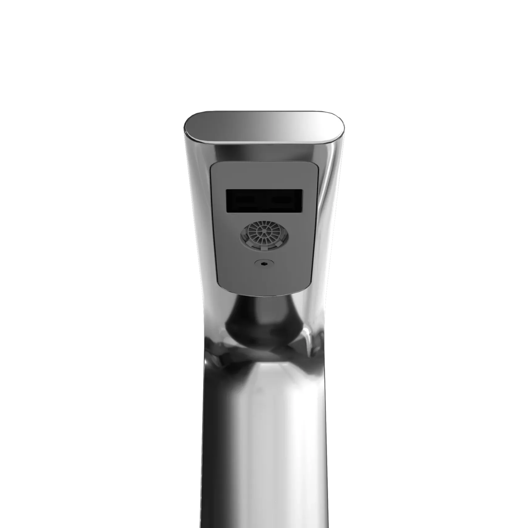 TOTO Libella Semi-Vessel AC Powered 0.35 GPM Touchless Bathroom Faucet with Thermostatic Mixing Valve, 20 Second On-Demand Flow, Polished Chrome, Brass, T23M32AT#CP