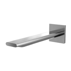 TOTO Libella Wall-Mount ECOPOWER or AC 0.35 GPM Touchless Bathroom Faucet Spout, 20 Second On-Demand Flow, Polished Chrome, Brass, TLE23005U2#CP