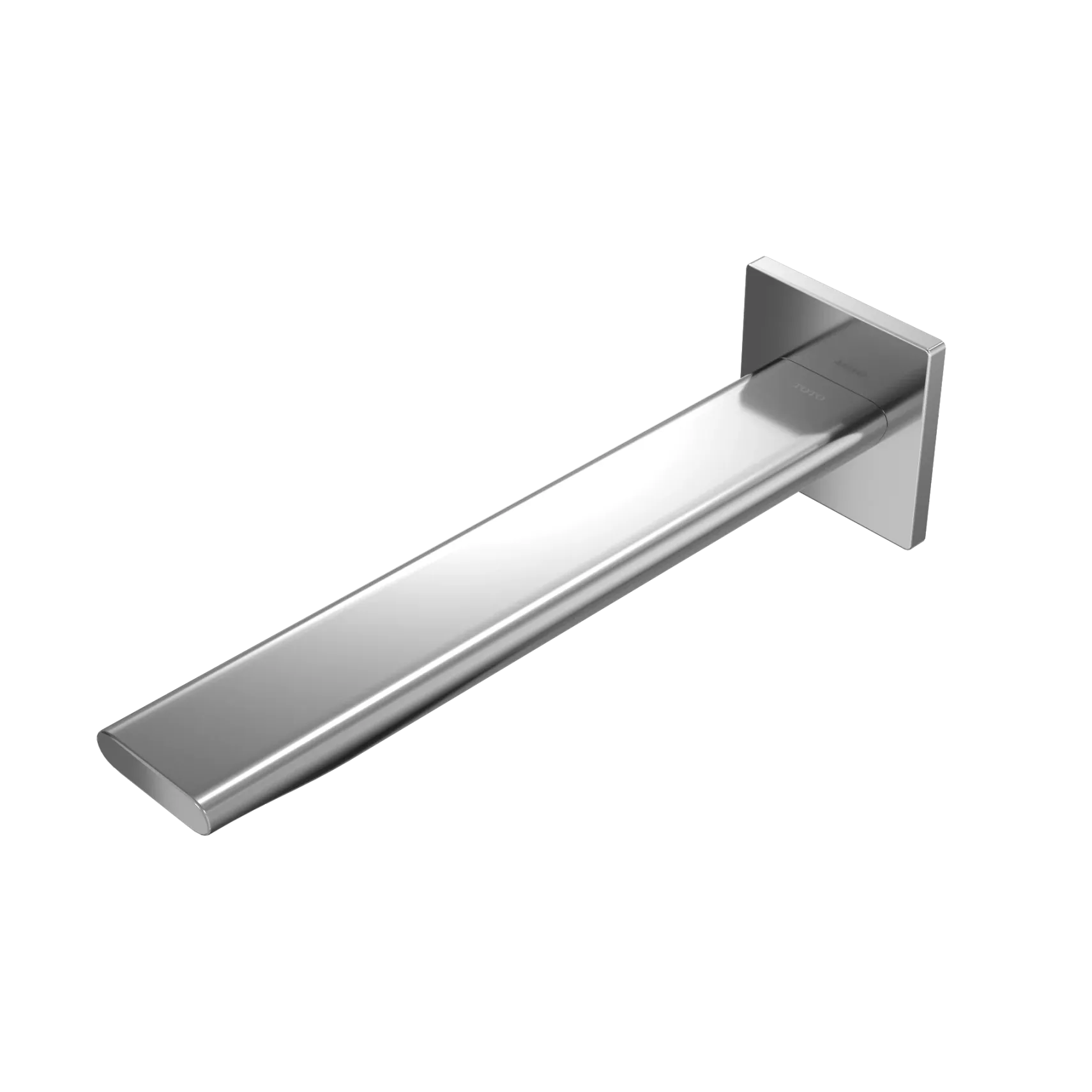TOTO Libella Wall-Mount ECOPOWER or AC 0.35 GPM Touchless Bathroom Faucet Spout, 20 Second On-Demand Flow, Polished Chrome, Brass, TLE23005U2#CP
