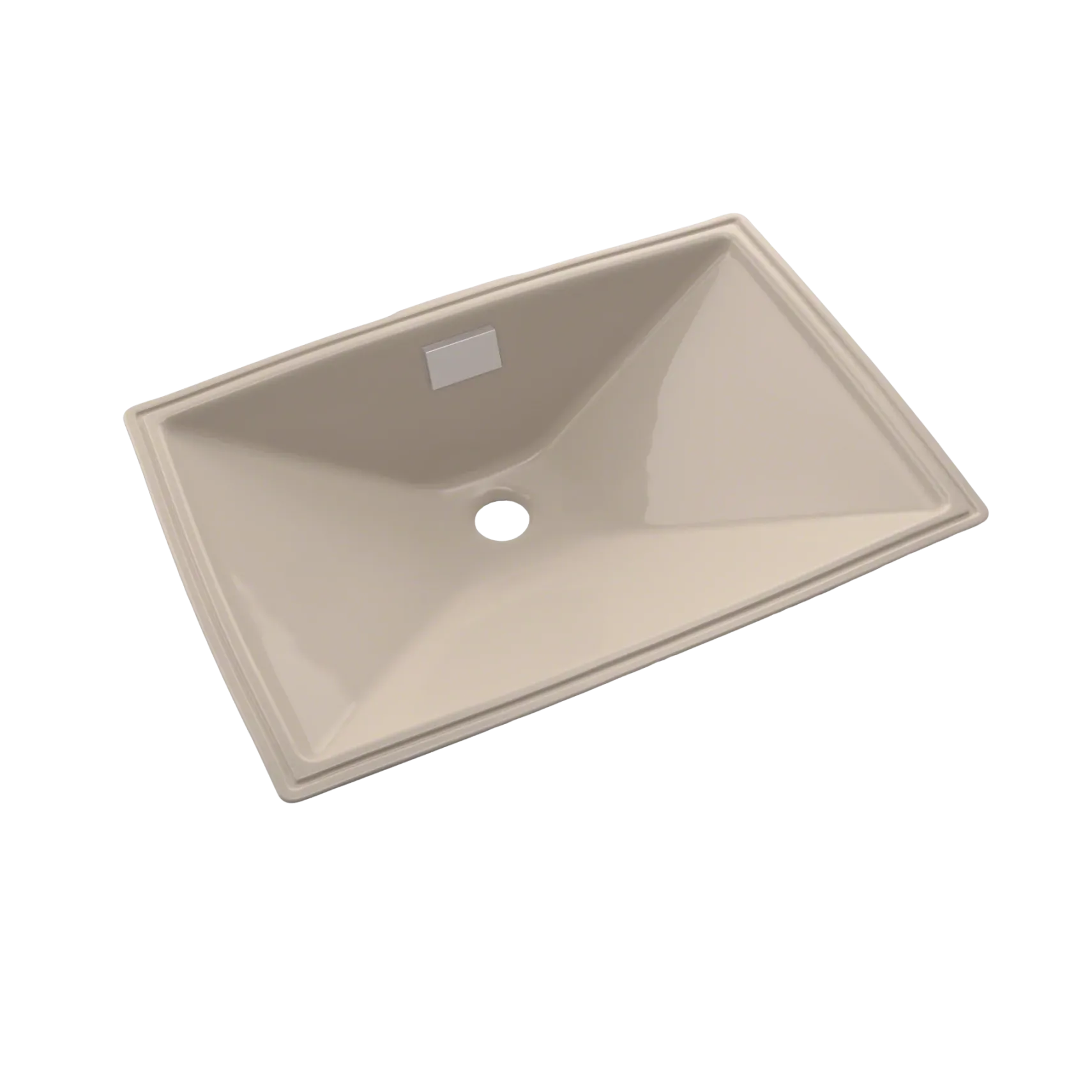TOTO Lloyd Rectangular Undermount Bathroom Sink, Bone, Vitreous China, LT931#03