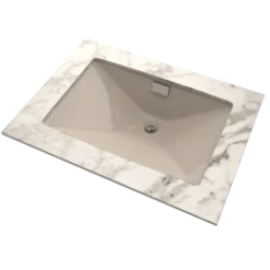 TOTO Lloyd Rectangular Undermount Bathroom Sink, Bone, Vitreous China, LT931#03