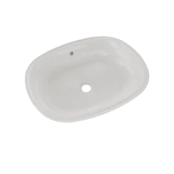 TOTO Maris 20-5/16" x 15-9/16" Oval Undermount Bathroom Sink with CEFIONTECT, Colonial White, Vitreous China, LT481G#11