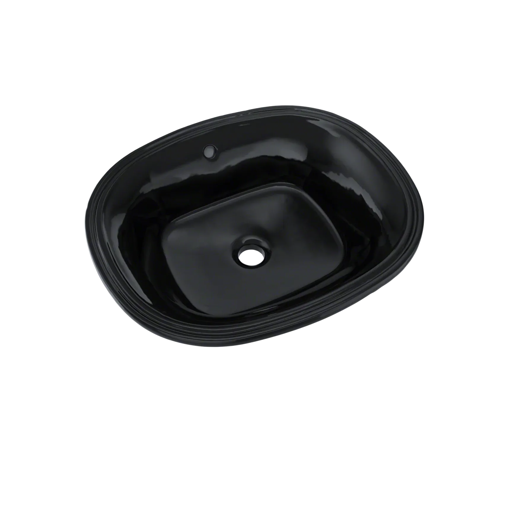 TOTO Maris 17-5/8" x 14-9/16" Oval Undermount Bathroom Sink, Ebony, Vitreous China, LT483#51