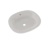 TOTO Maris 17-5/8" x 14-9/16" Oval Undermount Bathroom Sink with CEFIONTECT, Colonial White, Vitreous China, LT483G#11