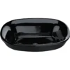 TOTO Maris Oval Semi-Recessed Vessel Bathroom Sink, Ebony, Vitreous China, LT480#51