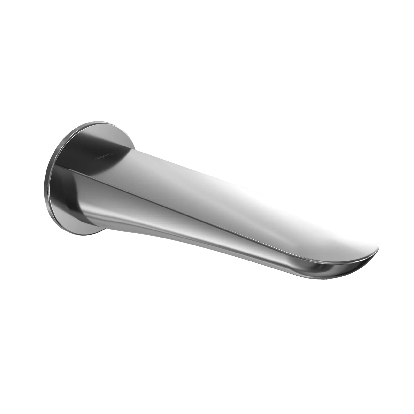 TOTO Modern R Wall Tub Spout, Polished Chrome, Brass, TBG01001U#CP