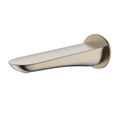 TOTO Modern R Wall Tub Spout, Brushed Nickel, Brass, TBG01001U#BN