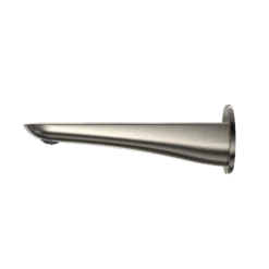 TOTO Modern R Wall Tub Spout, Polished Nickel, Brass, TBG01001U#PN