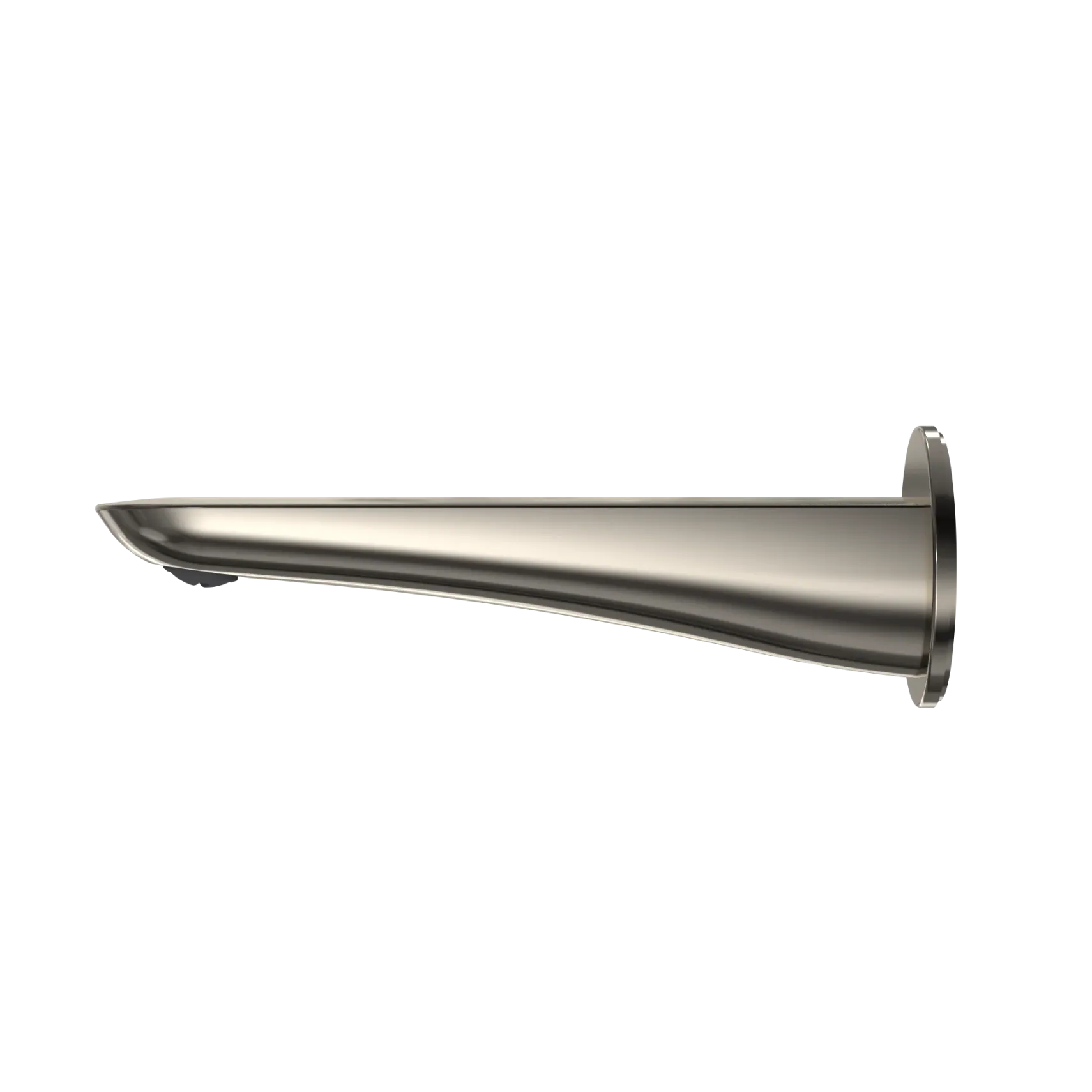 TOTO Modern R Wall Tub Spout, Polished Nickel, Brass, TBG01001U#PN