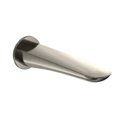 TOTO Modern R Wall Tub Spout, Polished Nickel, Brass, TBG01001U#PN