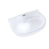 TOTO Oval 19-11/16" x 13-3/4" Undermount Bathroom Sink with CEFIONTECT, Cotton White, Vitreous China, LT546G#01