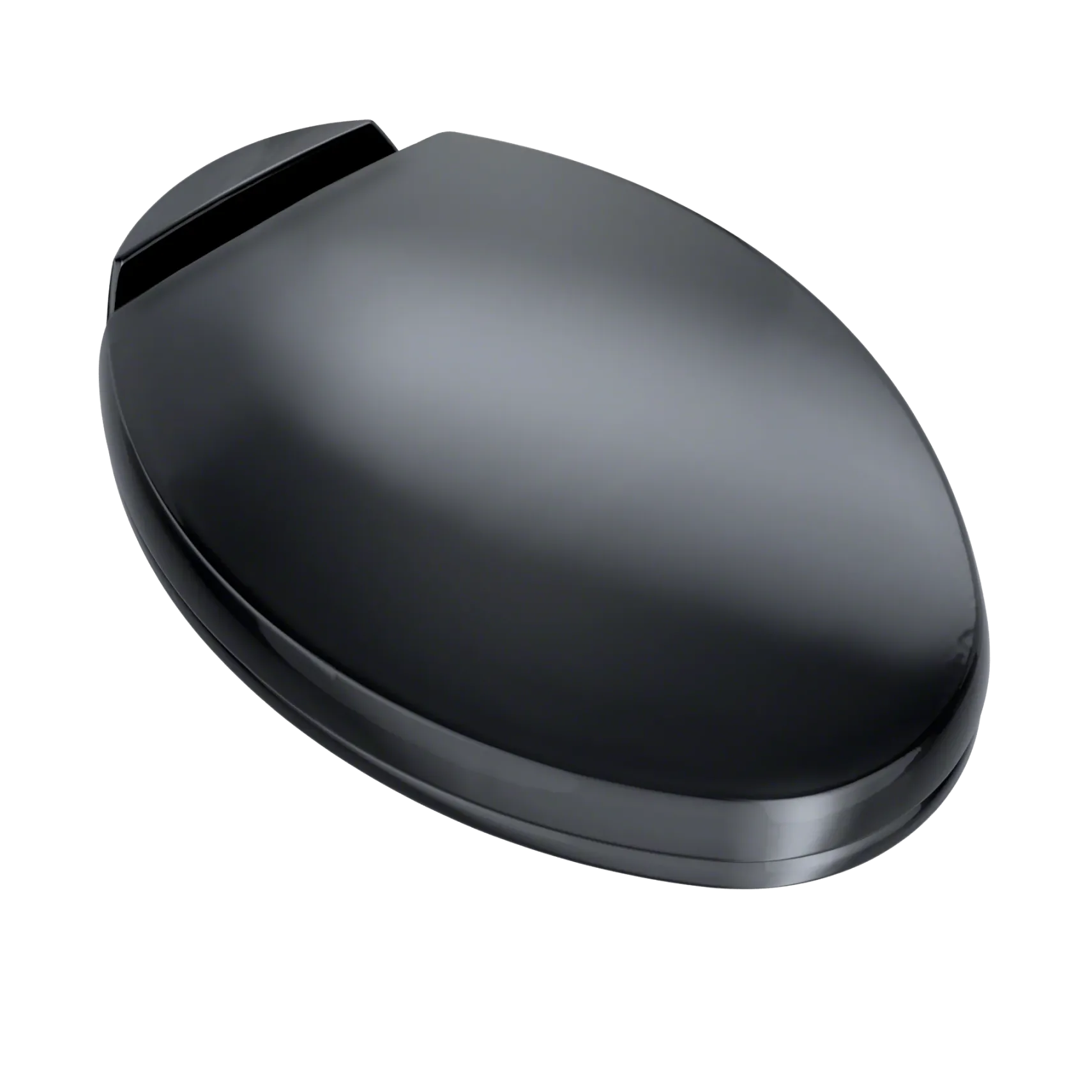 TOTO Oval SoftClose Non Slamming, Slow Close Elongated Toilet Seat and Lid, Ebony, Plastic, SS204#51