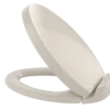 TOTO Oval SoftClose Non Slamming, Slow Close Elongated Toilet Seat and Lid, Bone, Plastic, SS204#03
