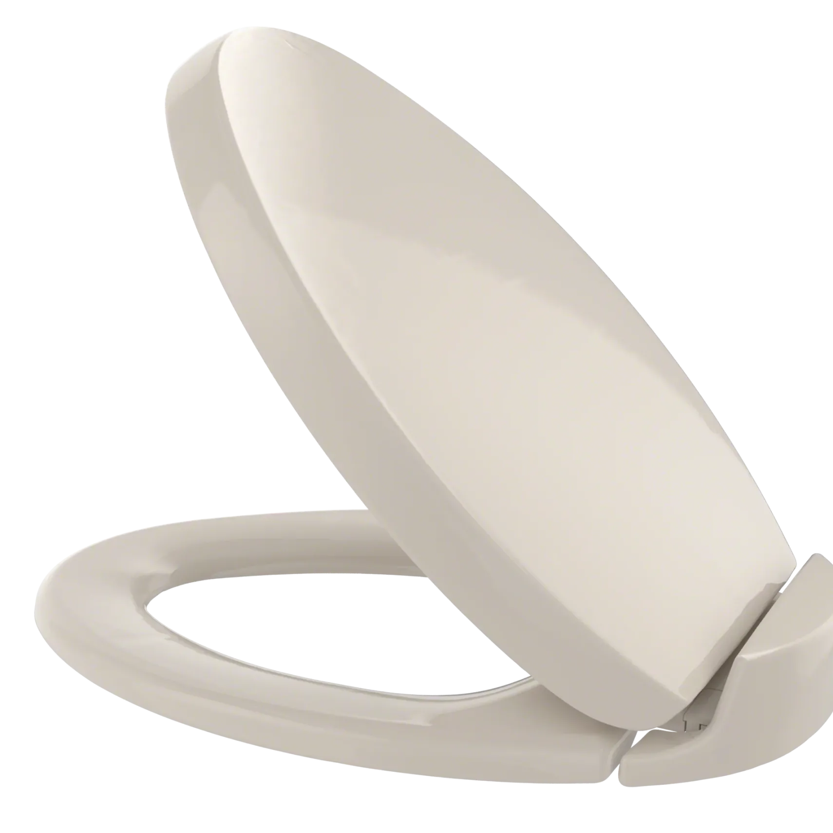 TOTO Oval SoftClose Non Slamming, Slow Close Elongated Toilet Seat and Lid, Bone, Plastic, SS204#03