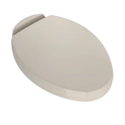 TOTO Oval SoftClose Non Slamming, Slow Close Elongated Toilet Seat and Lid, Bone, Plastic, SS204#03