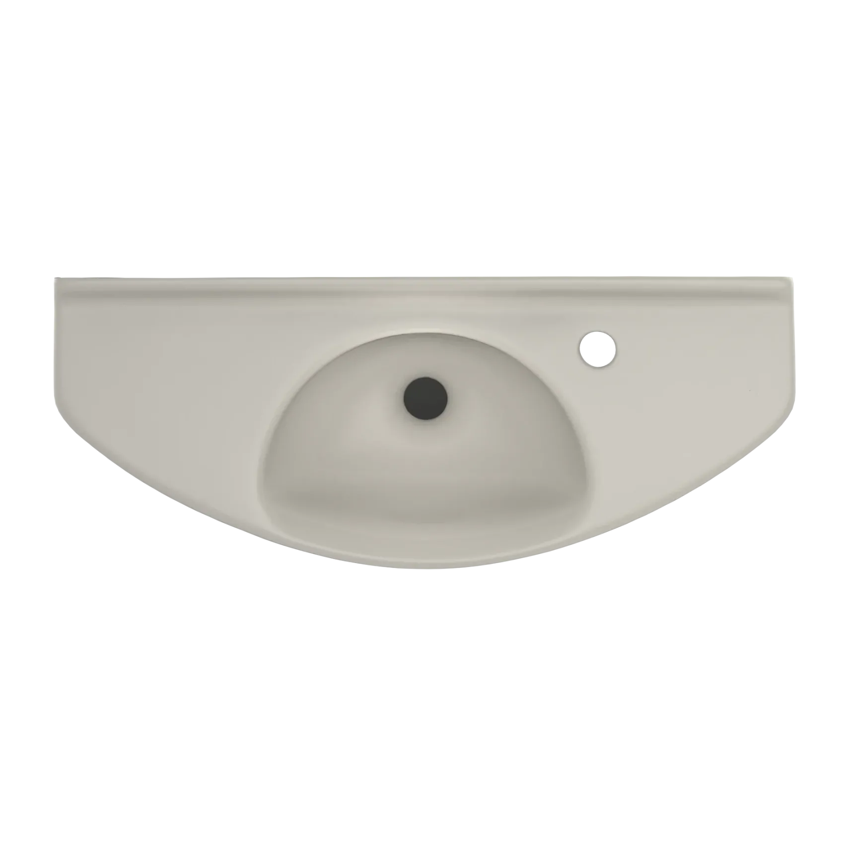 TOTO Oval Wall-Mount Bathroom Sink with CEFIONTECT, Sedona Beige, Vitreous China, LT650G#12