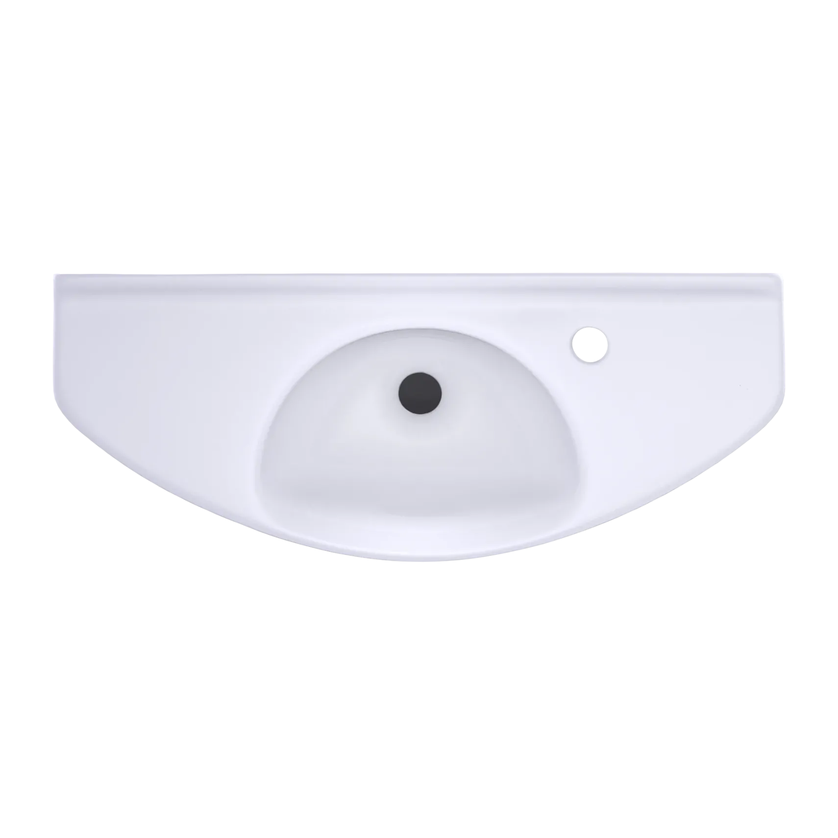 TOTO Oval Wall-Mount Bathroom Sink with CEFIONTECT, Cotton White, Vitreous China, LT650G#01