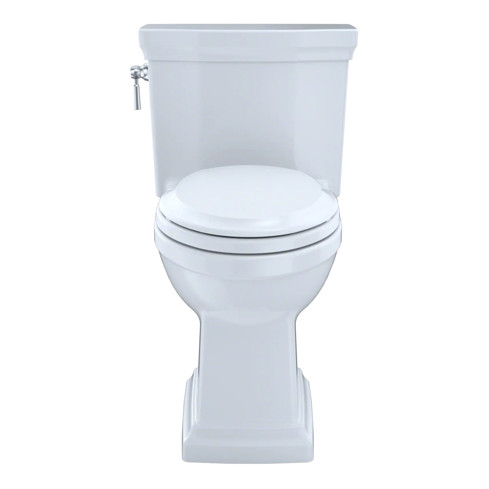 TOTO Promenade II 1G One-Piece Elongated 1.0 GPF Universal Height Toilet with CEFIONTECT, Colonial White, Vitreous China, MS814224CUFG#11